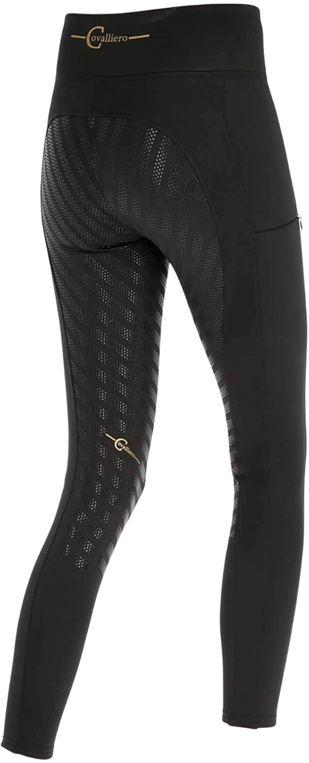 Covalliero Kerbl Reitleggings Coldana - Riding Tight, Vollbesatz, 128-170 32-46 32W / 34L Anthrazit,