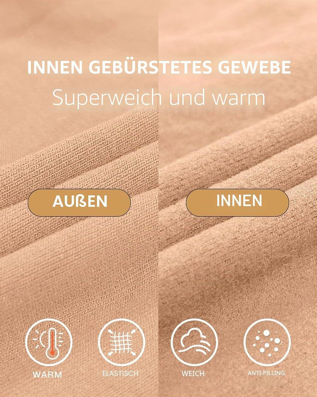 WOWENY Thermo Body Damen Langarm Elegant Langarmbody mit Spitze V-ausschnitt Fleece Bodysuit Warm Be