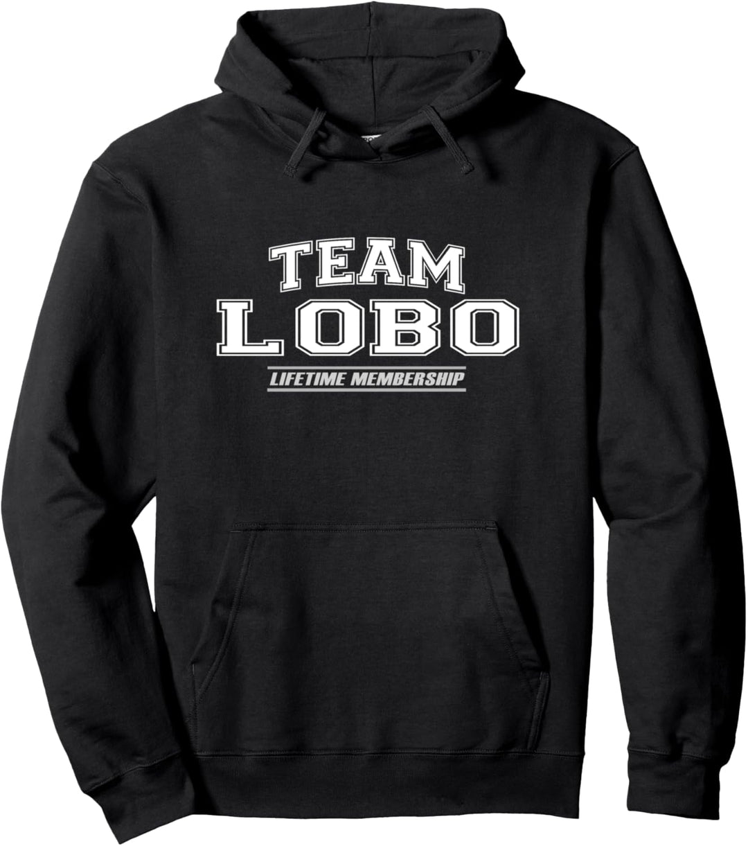Team Lobo | Stolzer Familienname, Nachname Geschenk Pullover Hoodie