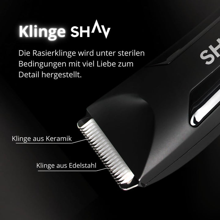 SHAV™ CutFree™ Intimrasierer für Männer Wasserdichter Elektrischer Trimmer, Nass/Trocken Haarschneid