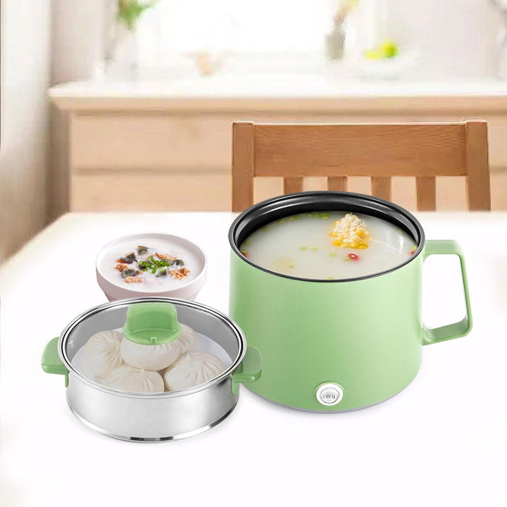 Elektrische Hot Pot 1.7L tragbare Antihaft Topf, elektrischer Multikocher mit doppelter Leistungsste