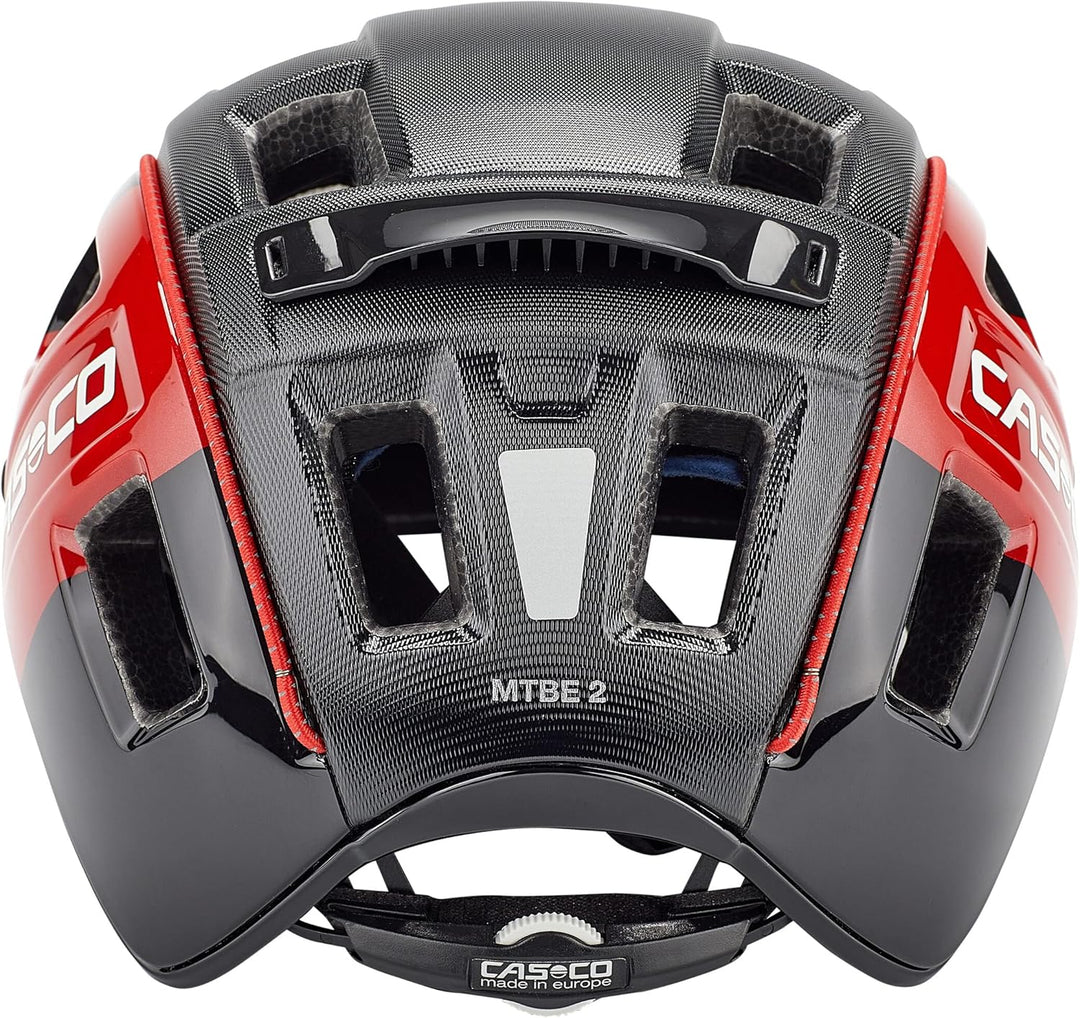 Casco MTBE 2 Helm schwarz Rot L | 58-62cm, Rot L | 58-62cm