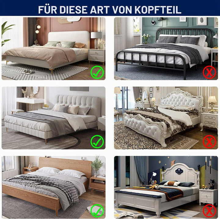 TIANSHU Stretch-Bettkopfteilbezüge Kopfteilbezug Wandschutz Dehnbare Staubdichter Bettkopfschutzbezu
