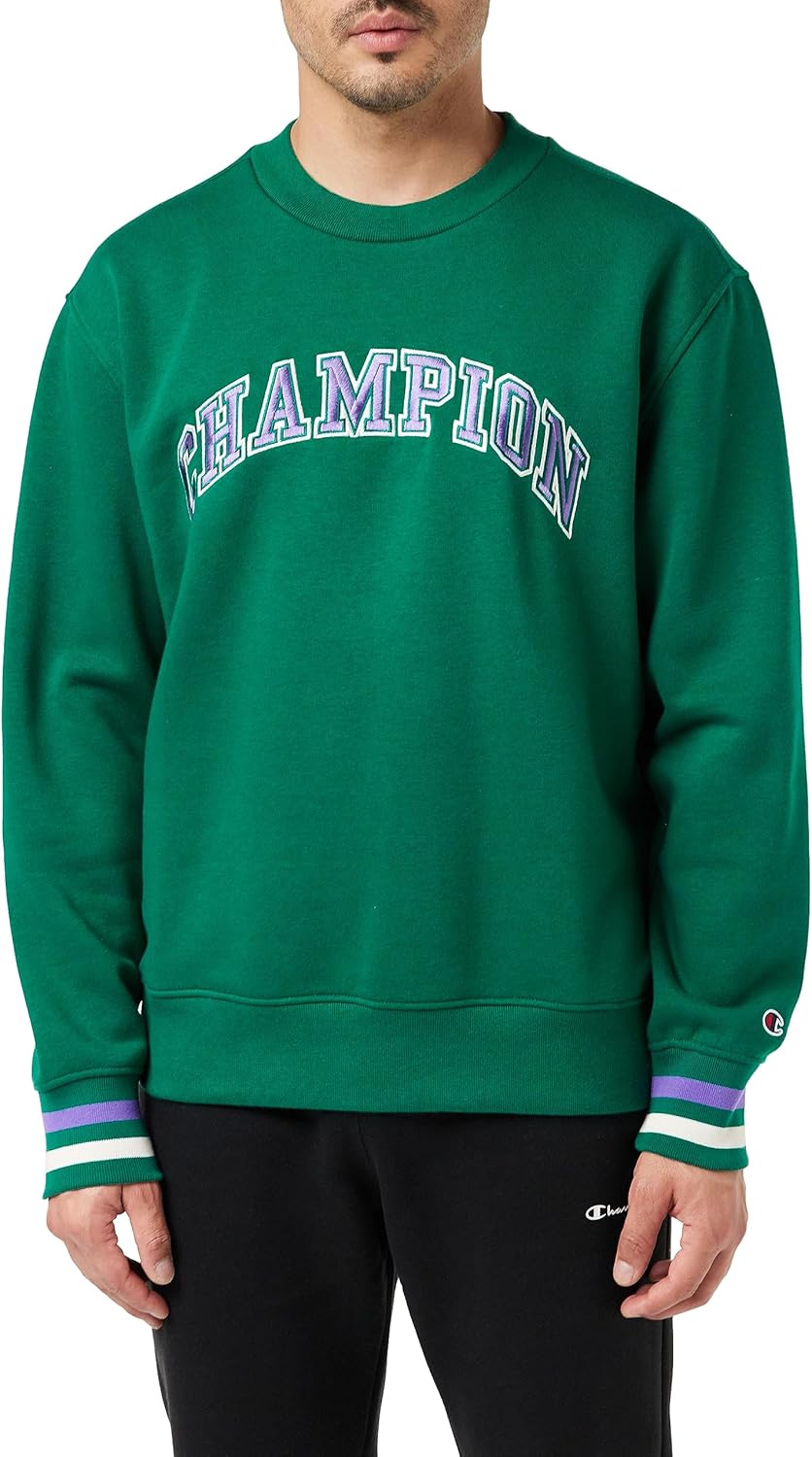 Champion Herren Sweatshirt S Verde Avt, S Verde Avt