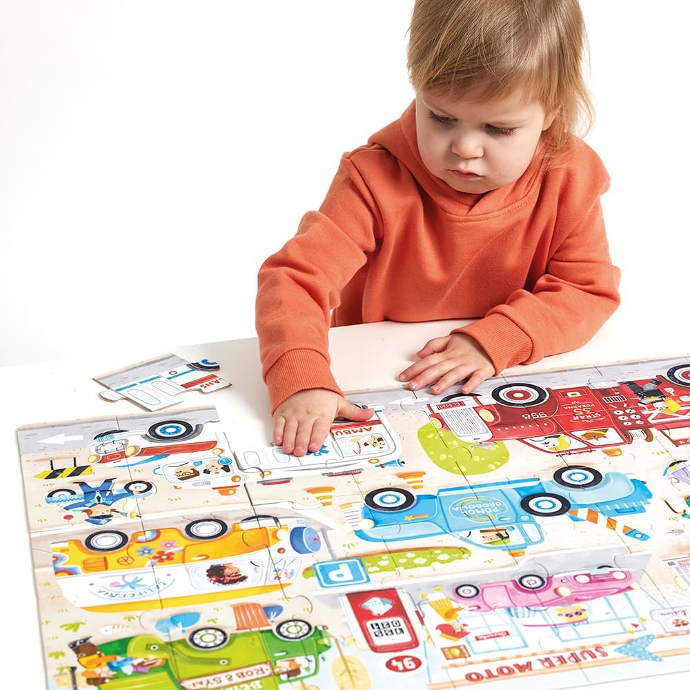Banana Panda Jigsaw Moto Jumbo Puzzle Cars 3+