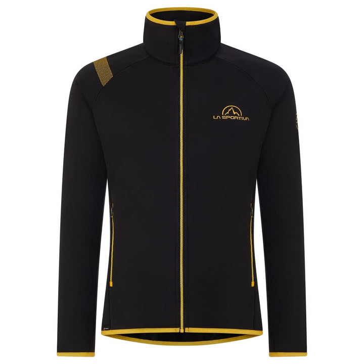 LA SPORTIVA Promo Fleece Sweatshirt S Black/Yellow (999100, S Black/Yellow (999100
