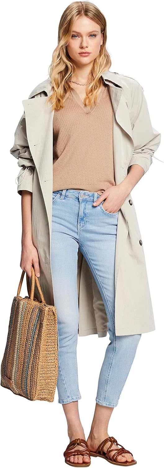 ESPRIT Damen 033ee1b310 Jeans, 36W / 28L 904/Blue Bleached