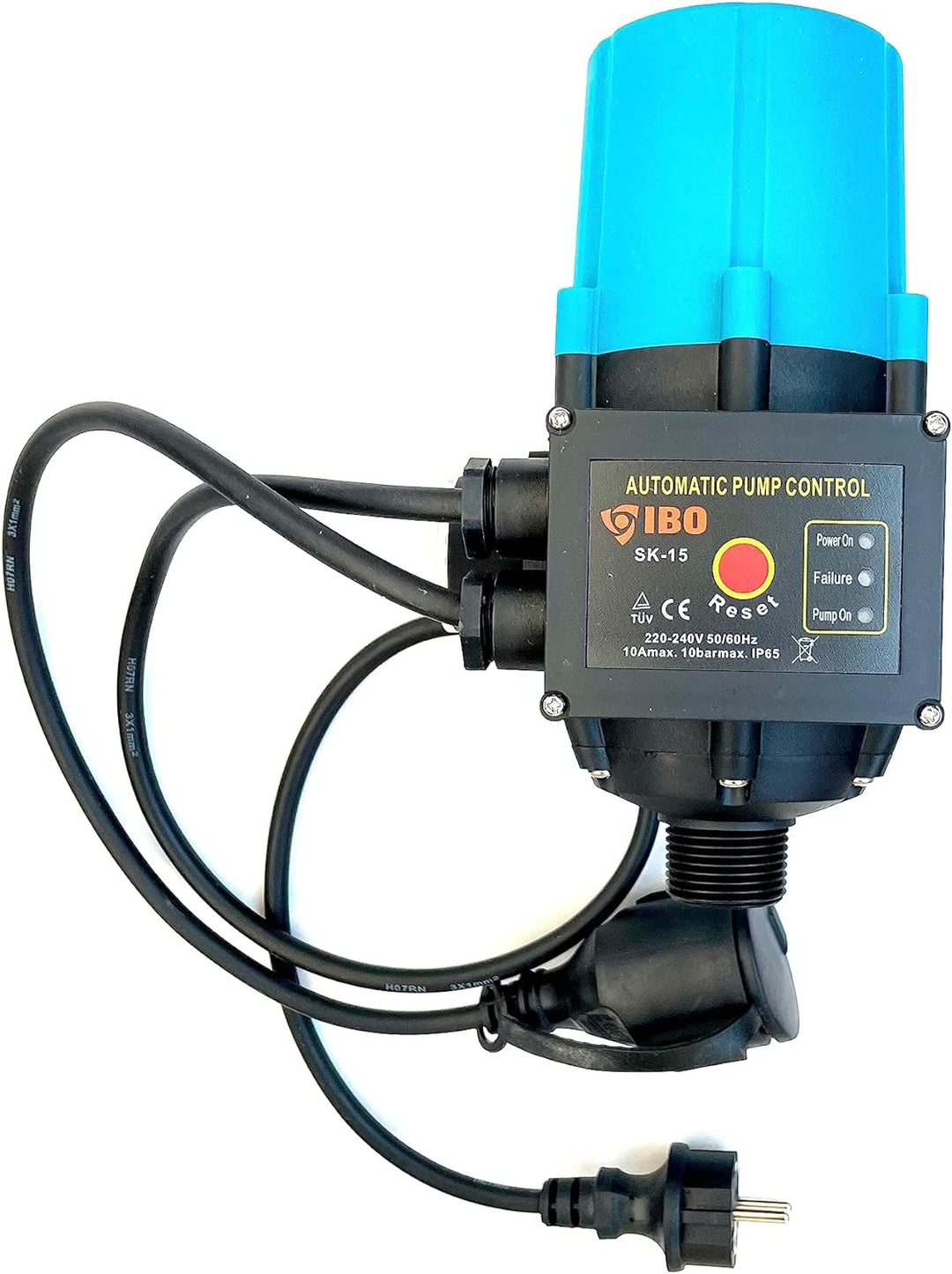 IBO Pumpensteuerung SK-15 Elektronische Druckschalter Hydrophorschalter Gartenpumpe Tiefbrunnenpumpe
