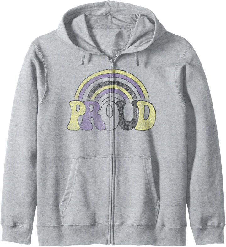Trendy Rainbow Proud Pride C2 Kapuzenjacke