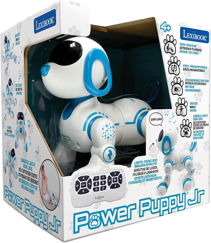 Lexibook Power Puppy® Jr - Mein Kleiner Ferngesteuerter Roboterhund zum Trainieren - Roboterhund mit