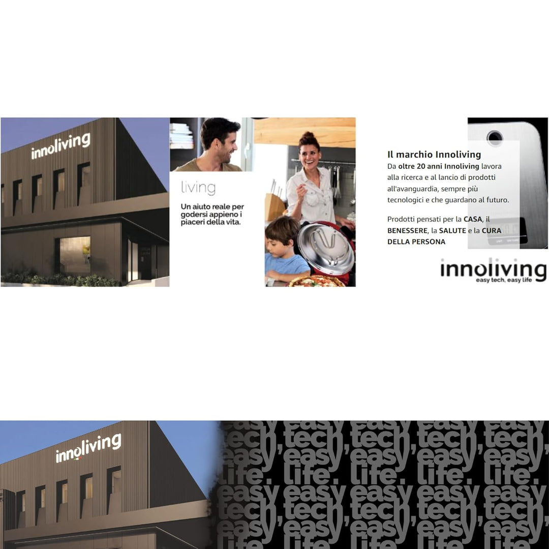 Innoliving INN-678 Dampfbügeleisen, 1800 W, mit einstellbarer Temperaturregelung, leistungsstarker D