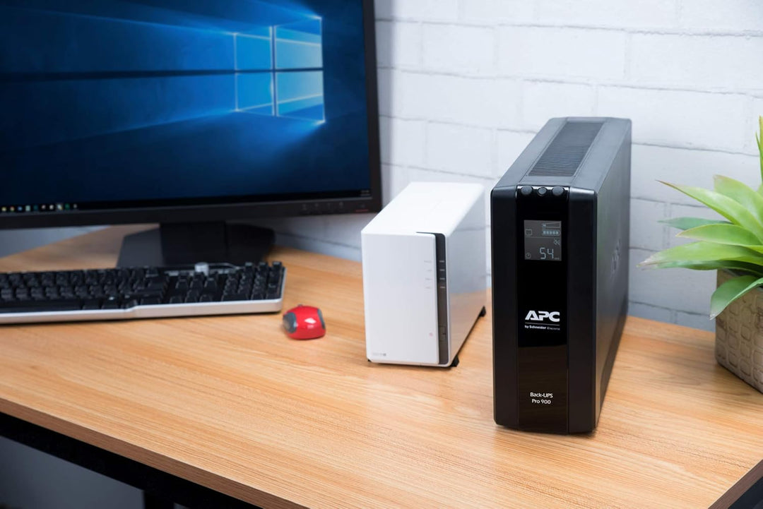 APC by Schneider Electric Back UPS PRO - BR900MI - UPS 900VA Leistung - MI modell (6 IEC Outlets, IE