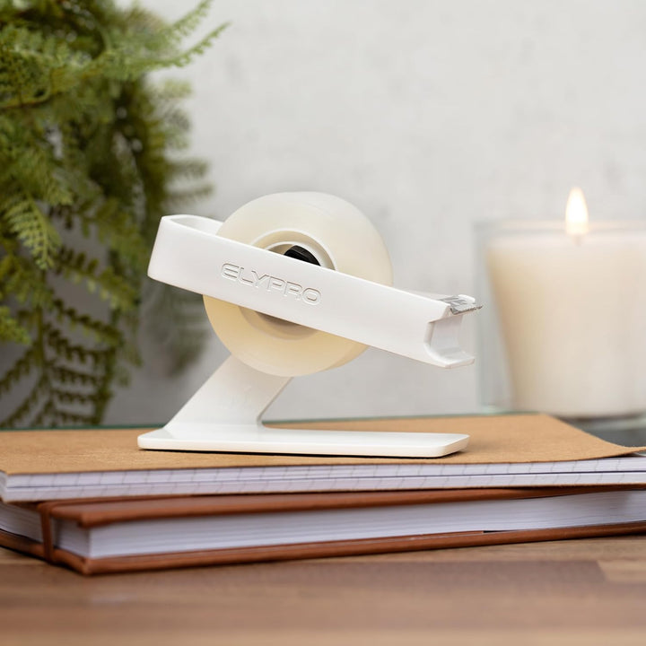 ELYPRO Modernes Etikettenspender für den Büroschreibtisch, elegantes und minimalistisches Design, au
