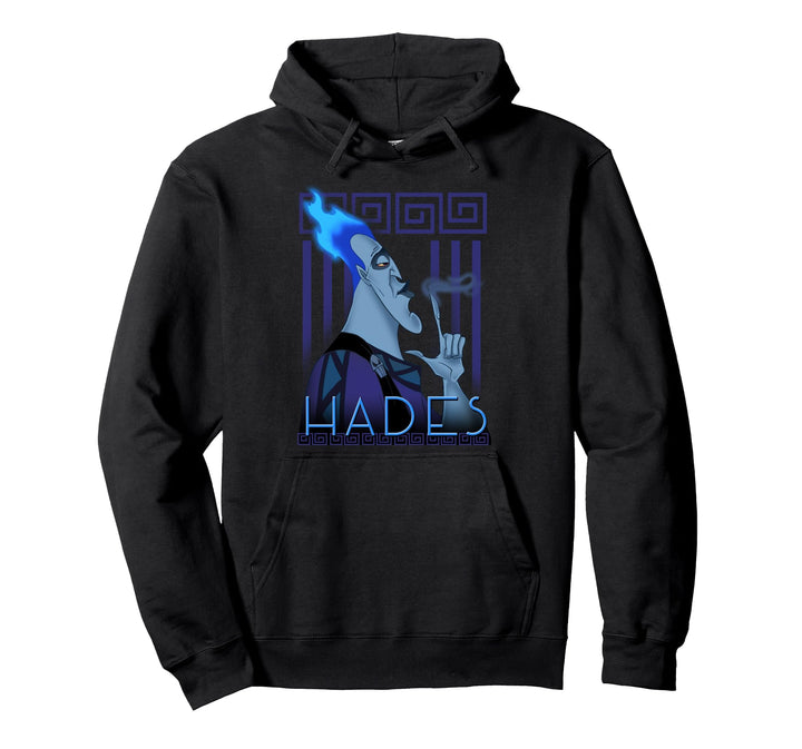 Disney Hercules Hades Geometric Portrait Pullover Hoodie