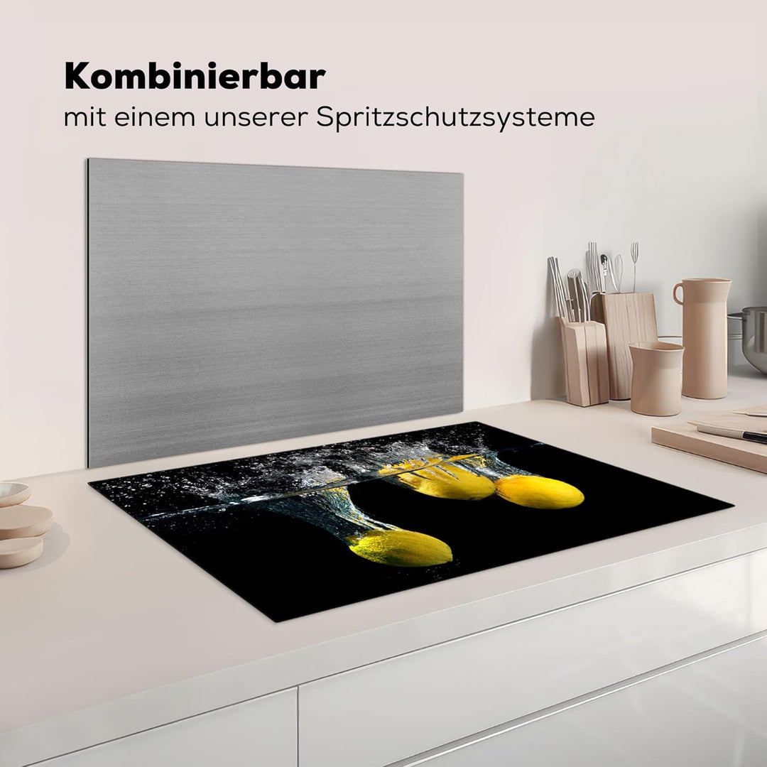 Herdabdeckplatte Einteilig Küche Herdabdeckung Induktionsfeld Ceranfeld Herdabdeckplatten Vinyl Matt