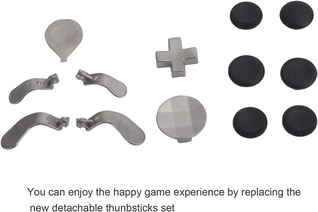 ciciglow Controller Thumbsticks Set, Game Controller Button Paddles Set Gamepad Thumbsticks und Meta