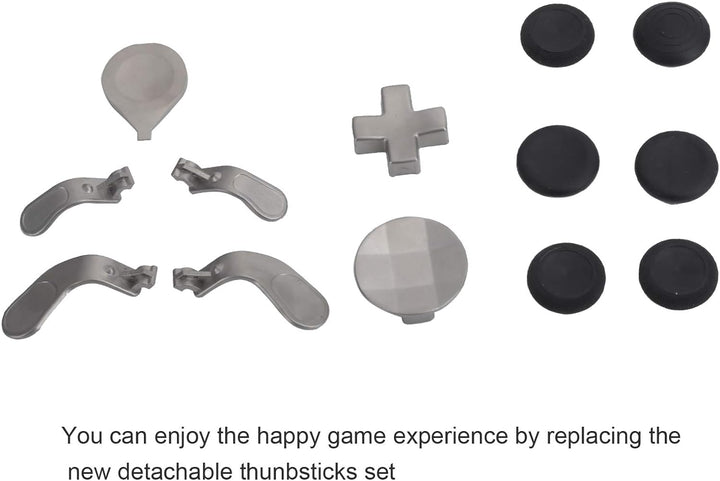 ciciglow Controller Thumbsticks Set, Game Controller Button Paddles Set Gamepad Thumbsticks und Meta