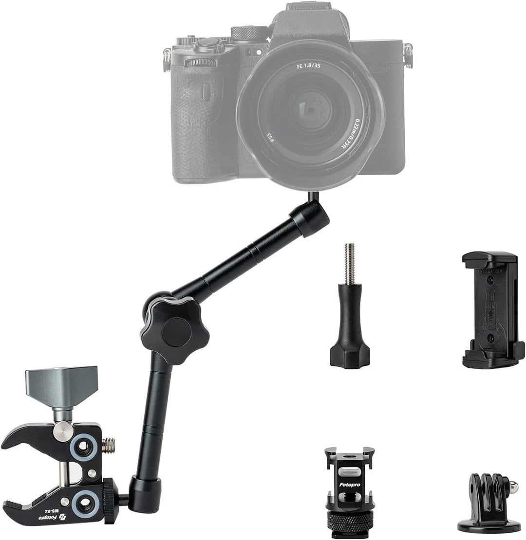 Fotopro 11 Zoll Magic Arm mit Super Clamp Mount Telefonhalterung Einstellbare Kamera Halterung Kit f