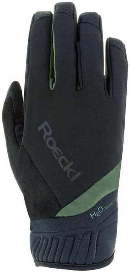 Roeckl Ranten Winter Fahrrad Handschuhe lang schwarz/grün 2023 6, 6