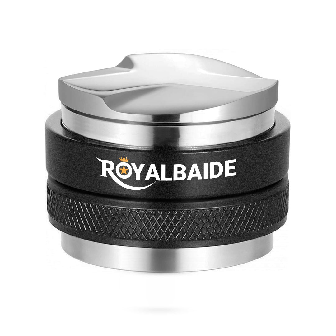 51 mm Espresso-Stampfer und -Verteiler, Doppelkopf-Kaffeewaage, kompatibel mit 51 mm Siebträger, ein
