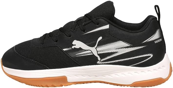 PUMA Unisex Kinder Varion Ii Jr Indoor Court Shoe 33 EU Puma Black Cool Light Gray Gum, 33 EU Puma B