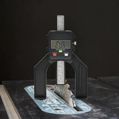 Kiiowana Tiefenmesser, 0-80mm mit Digital LCD Display Digitale Messschieber,für Tiefenmesser Holzbea