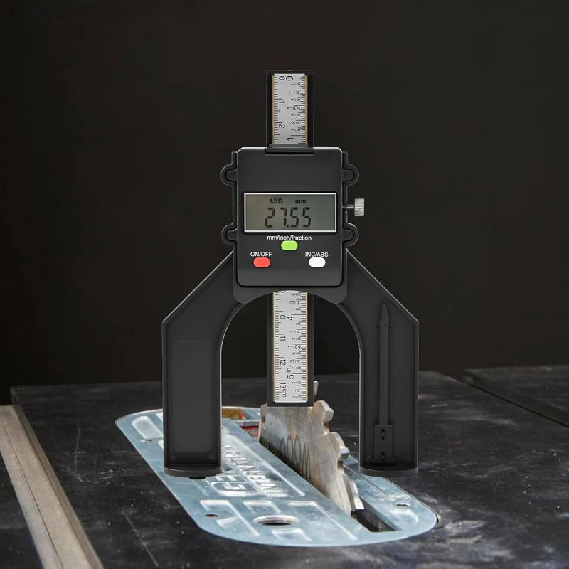 Kiiowana Tiefenmesser, 0-80mm mit Digital LCD Display Digitale Messschieber,für Tiefenmesser Holzbea