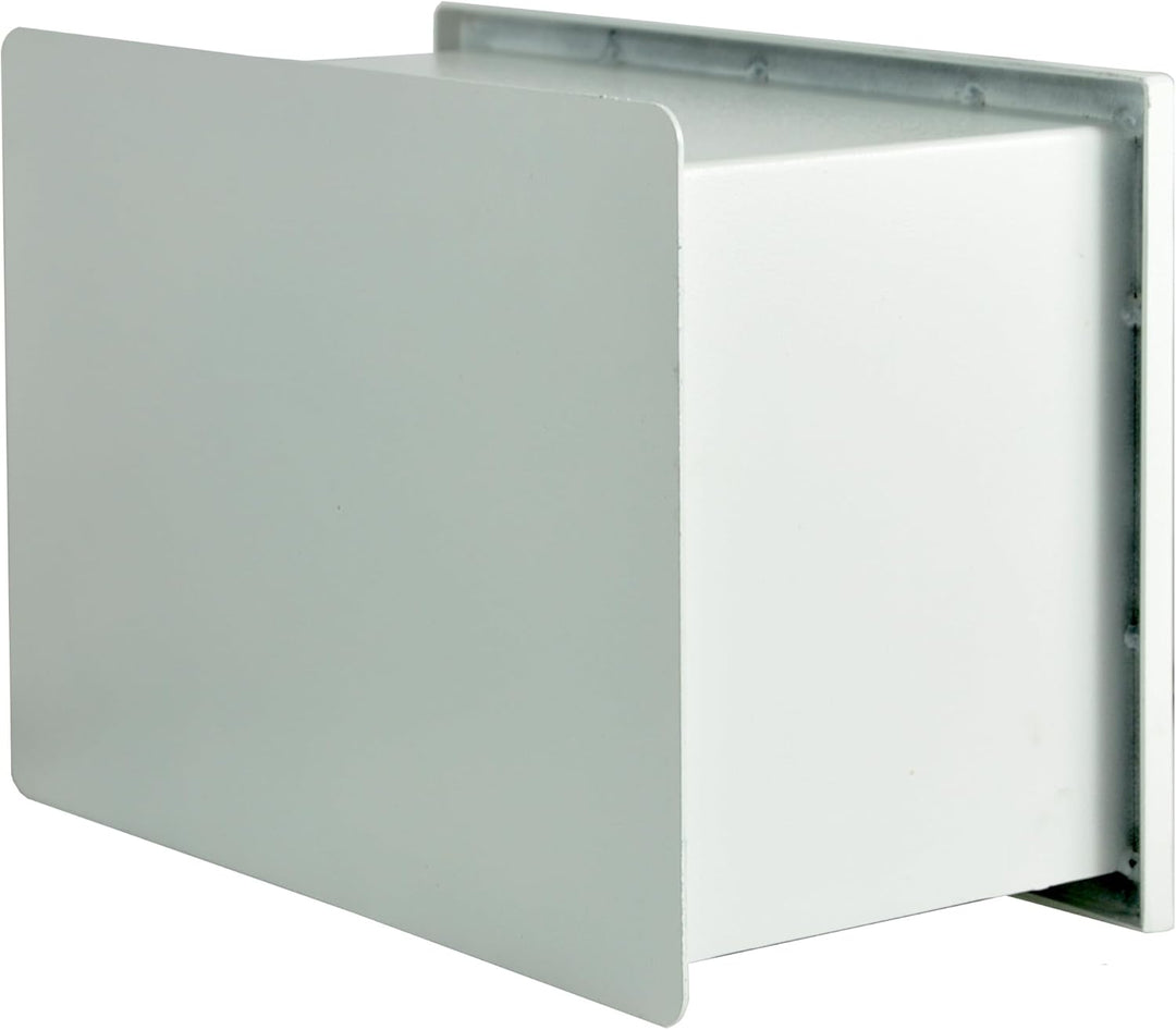 ALSTEN TECH Wandsafe Einmauertresor 310 x 210 x 150 mm 5,5 kg Schlüsseltresor mit Doppelbartschloss