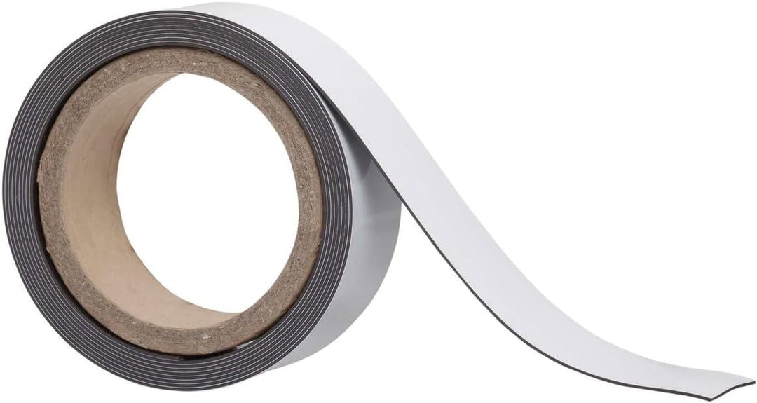 Maul 6523702 Kennzeichnungsband, magnetisch, 3000 mm x 4 cm, 1 mm, weiss, 4 cm