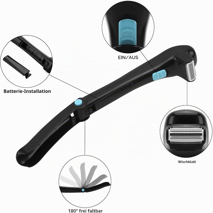 Rückenhaarentfernung und Körperrasierer Do-it-Yourself Body Groomer Trimmer Herren Elektrischer Rück