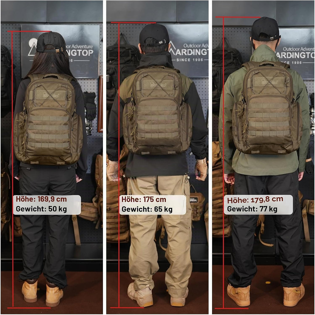 Mardingtop 28L/40L Militär Rucksack Wanderrucksäcke Trekkingrucksack Tactical Molle Rucksack für Cam