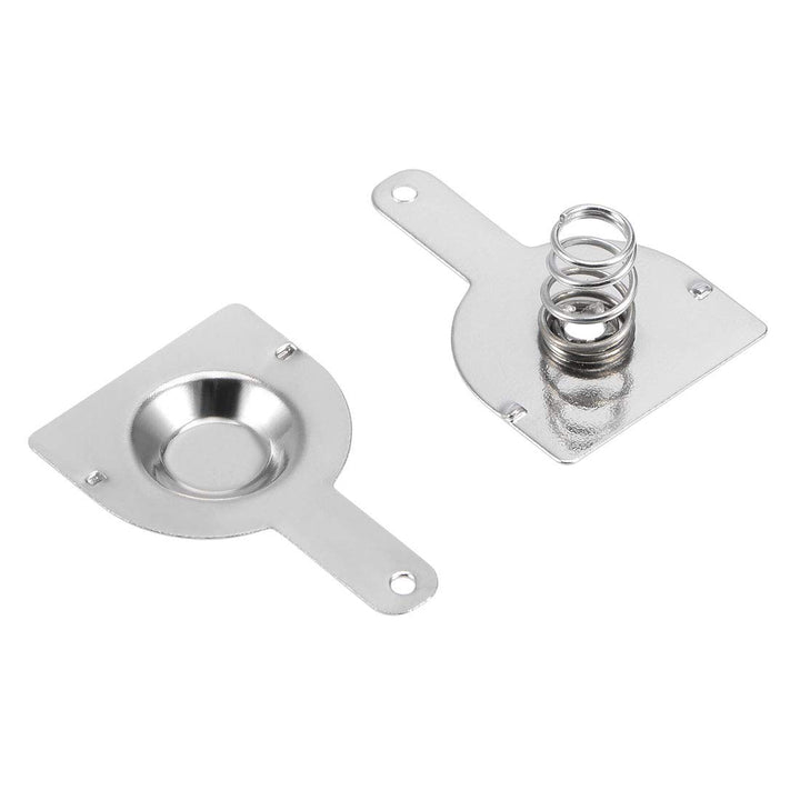 sourcing map 50 Paar 18650 Batterie Negativ zu Positiv Umwandlung Federkontakt Nickel Platte 18,5 mm
