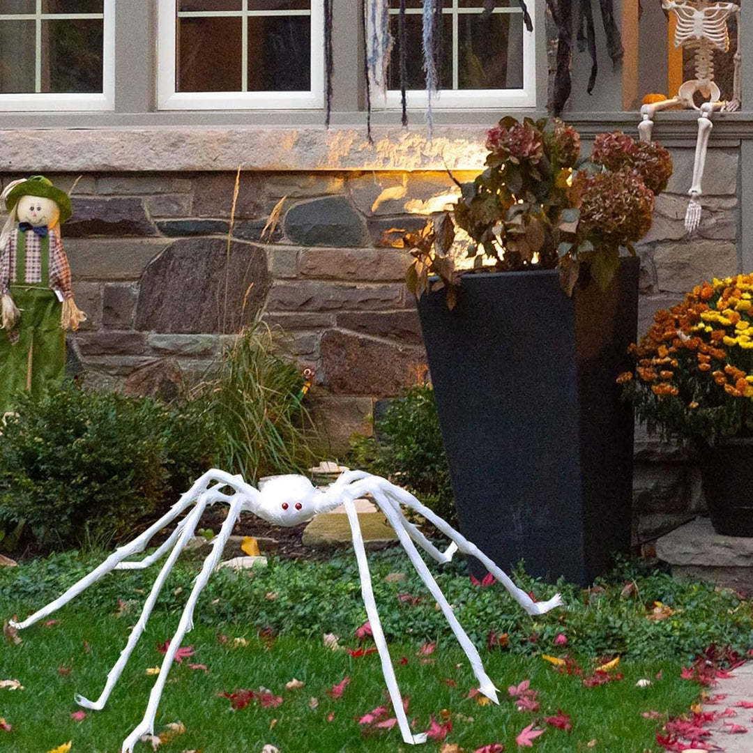 Halloween Spinne Deko Garten Gruselig, Dekoration Aussen Spinnen, Spinne Halloween Gross 120cm, Part