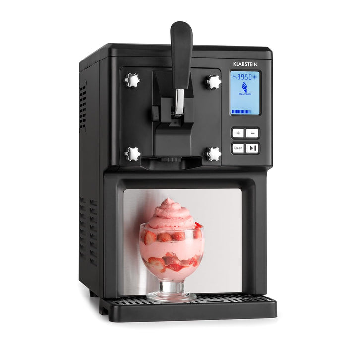 Klarstein Sweet Sundae - Eiscrememaschine, 1,5 Liter, mitselbstkühlendem Kompressor, 200 Watt, Ausga