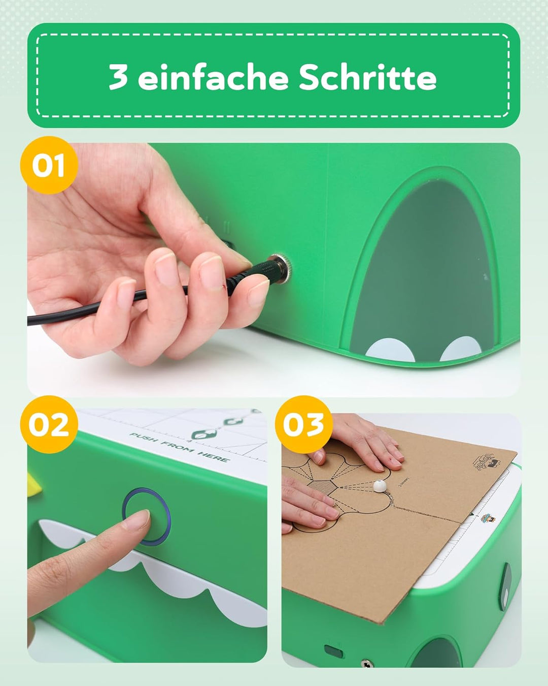 Kartonschneider Kinder Spielzeug ab 3 Jahren | Sicheres DIY Karton Werkzeug & STEM Spielzeug | Karto