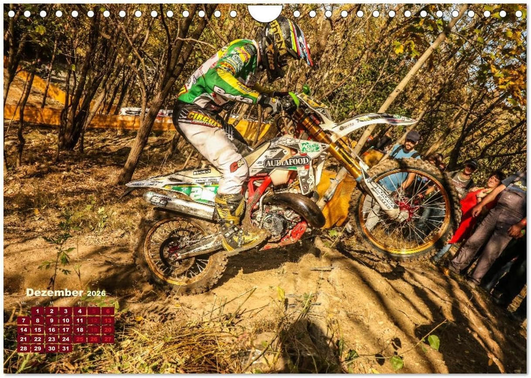 Enduro Mit Speed durch`s Gelände (Wandkalender 2026 DIN A4 quer), CALVENDO Monatskalender: Spannende