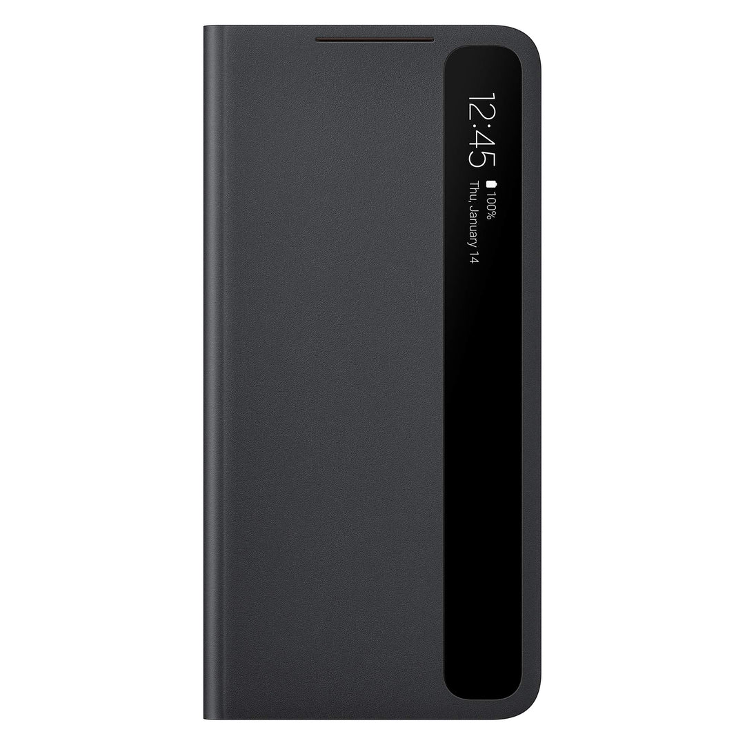 Samsung Clear View Smartphone Cover EF-ZG996 für Galaxy S21+ 5G Flip Cover, Handy-Hülle, extra-dünn,