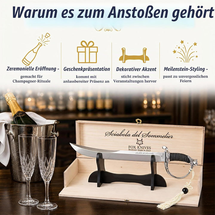 FOX - Champagner Säbel für Sommelier -