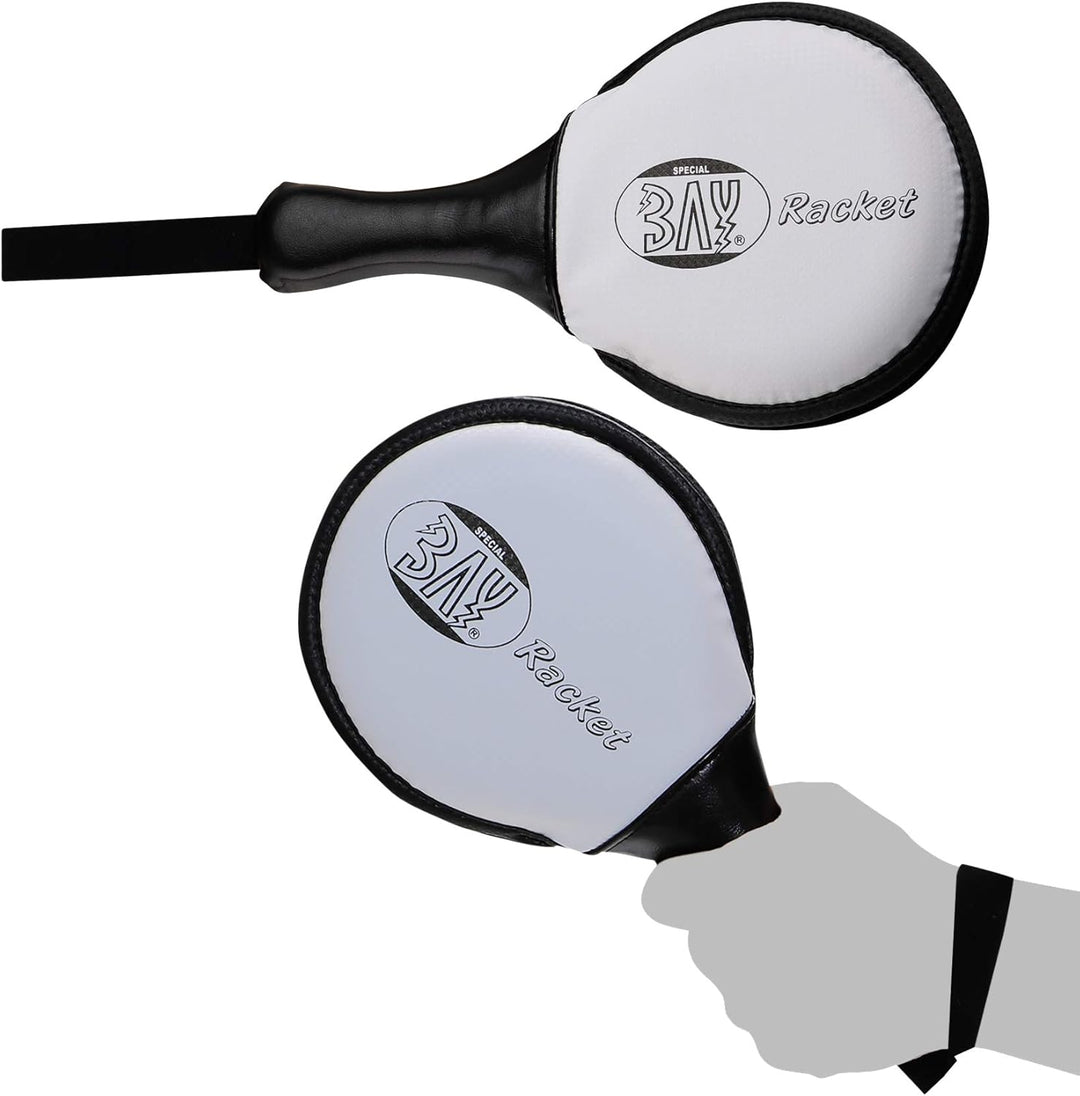 Bay® Motivation MITT KLATSCH GERÄUSCH Leder PU Doppel Double Hand Schlag Pratze Doppelpratze Doppelm