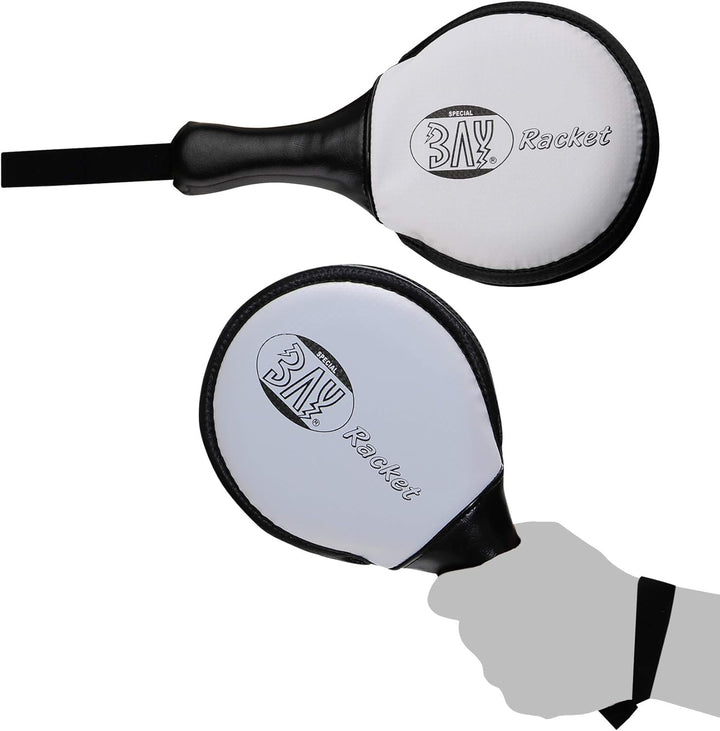 Bay® Motivation MITT KLATSCH GERÄUSCH Leder PU Doppel Double Hand Schlag Pratze Doppelpratze Doppelm