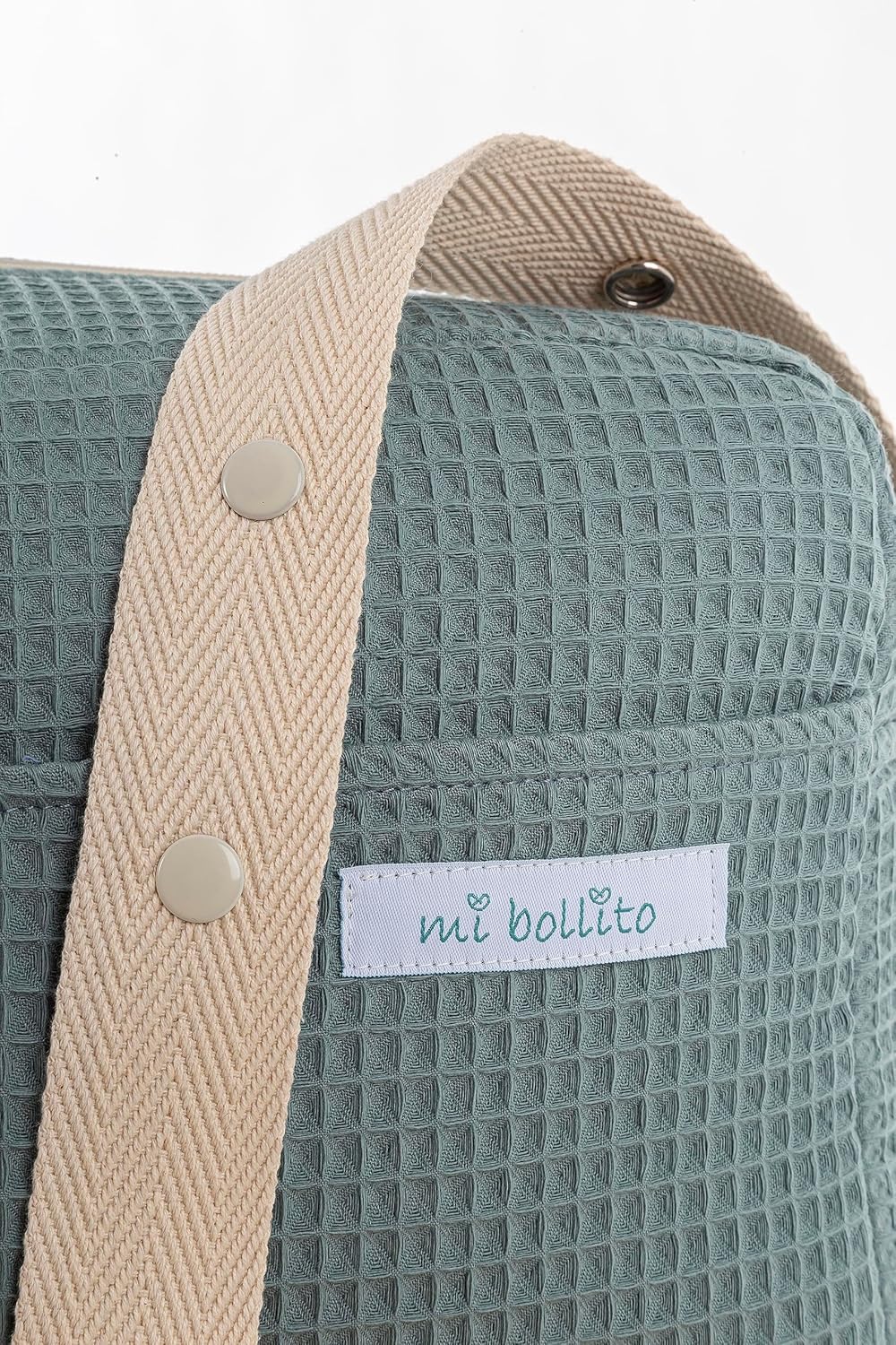 Tasche für Kinderwagen, praktisch, stilvoll und multifunktional, grosses Fassungsvermögen, Grün, Grü