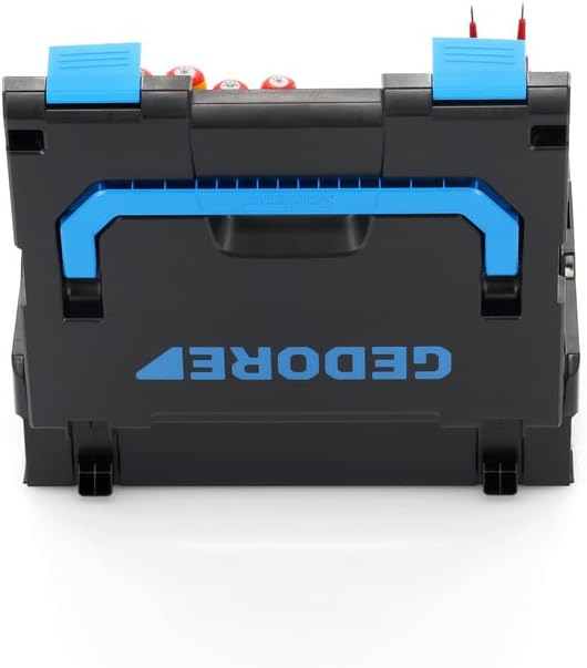 GEDORE Werkzeugkoffer L-BOXX 136, Set 36-teilig, gefüllt, Werkzeug für Elektriker, im Kunststoffkoff