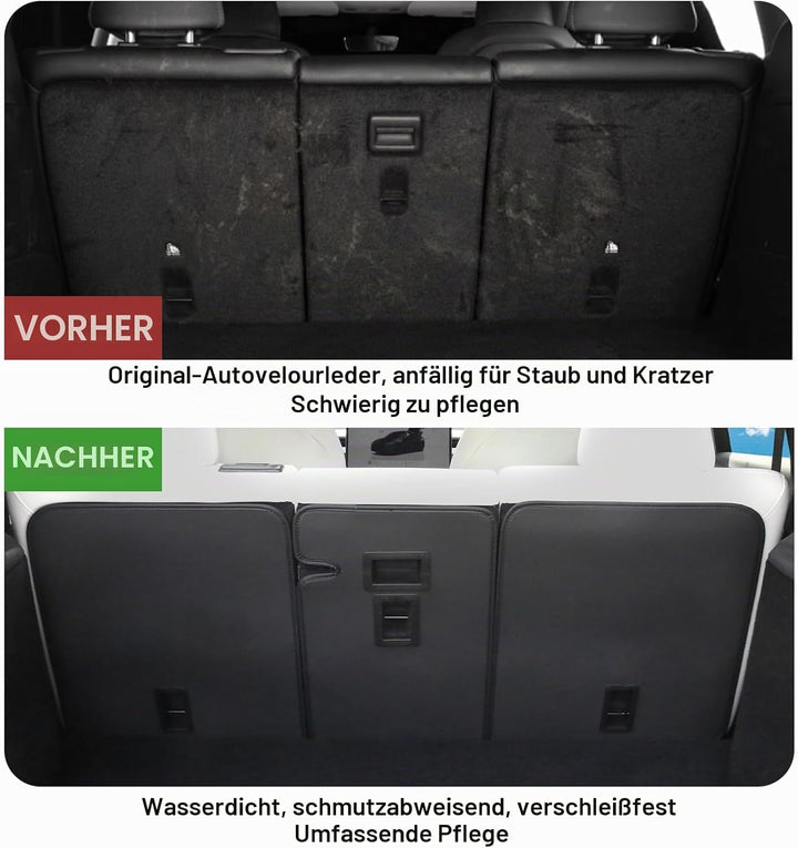 Rücksitzbezug für Tesla Model Y Juniper Zubehör 2026 2025 (5-Sitze) Rückenlehnenschutz Allwetter 2.