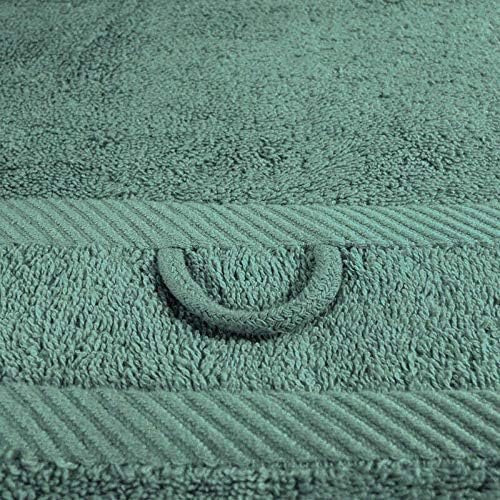 Lanudo Pure Line Handtuch-Set 6 teilig, 2 Duschtücher 70 x 140 cm & 4 Handtücher 50 x 100 cm, Mint-G