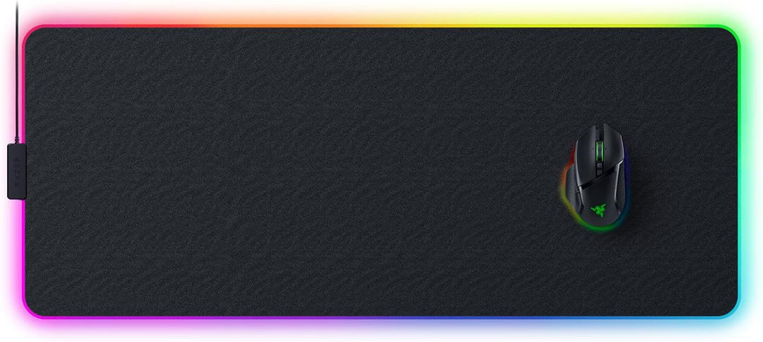 Razer Strider Chroma - Hybrid-Gaming-Mauspad mit Razer Chroma RGB (Hybrid-Mauspad, 19 RGB Beleuchtun