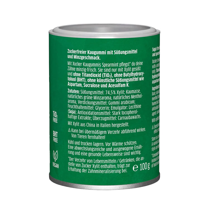 Xucker Zuckerfreie Zahnpflege Kaugummis Set - Xylit Kaugummi mit Spearmint & Freshmint Geschmack I V