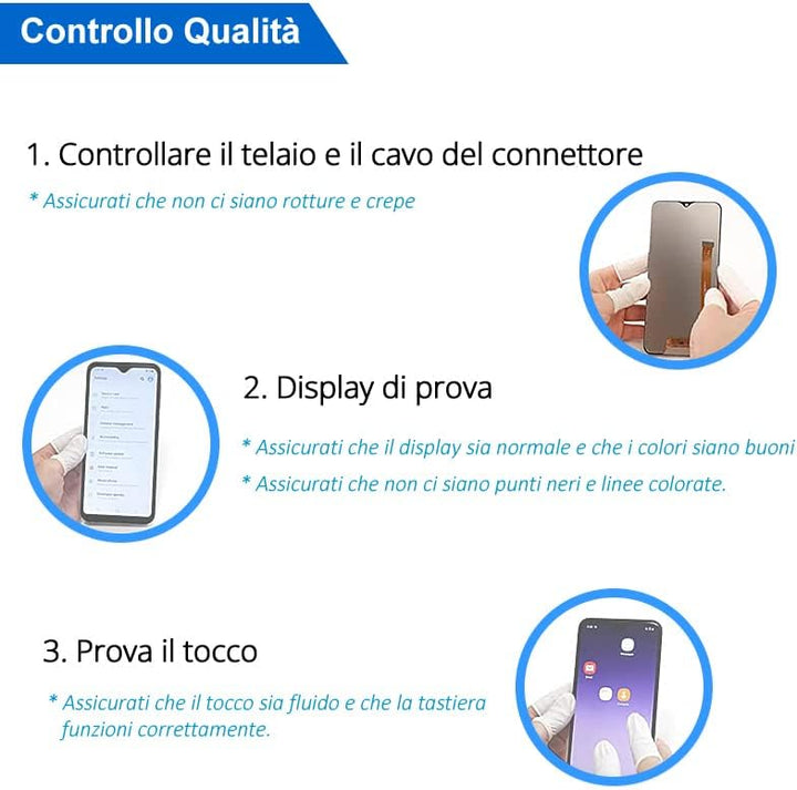 iYAiYO Incell Display Digitalisierer Touchscreen Ersatz kompatibel mit Samsung A52 4G SM-A525F, SM-A