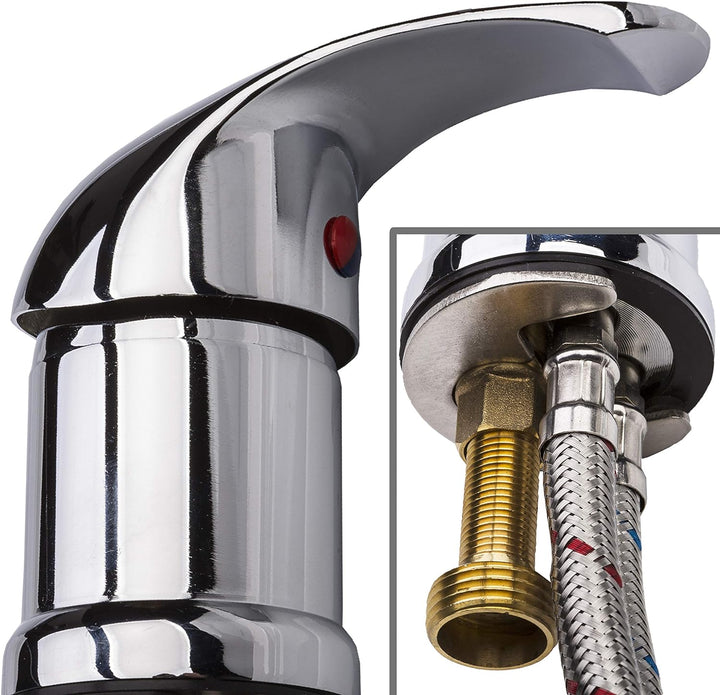 Staboos Profi Mischbatterie und Handbrause,Premium Qualität passent für die meisten Friseur Waschses