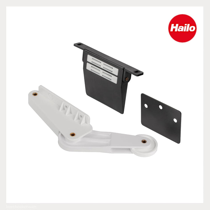 Hailo Türöffner 3692021 | Kick and Go Öffnungssystem für Drehtüren | Schranktüröffner als Türschnapp