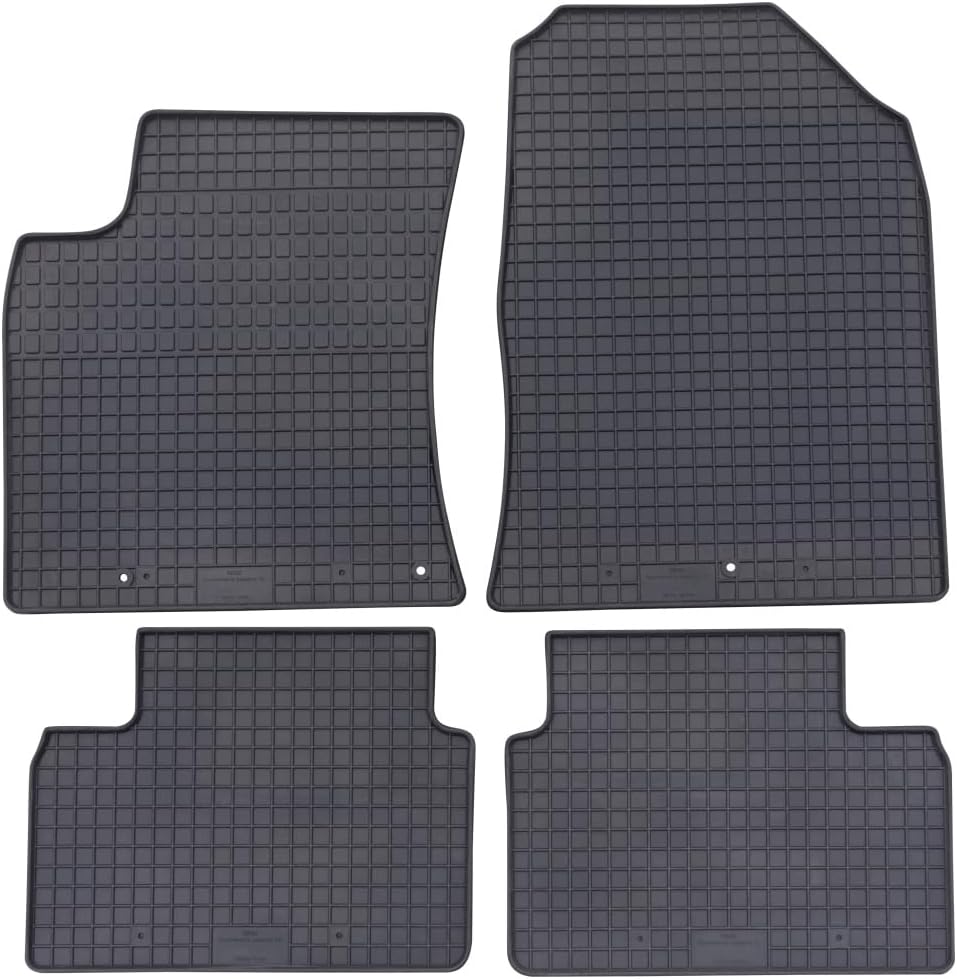 PETEX Gummimatten passend für Cee'd ab 06/2018 / Pro Cee'd ab 01/2019 / XCeed ab 2019 schwarz 4-teil